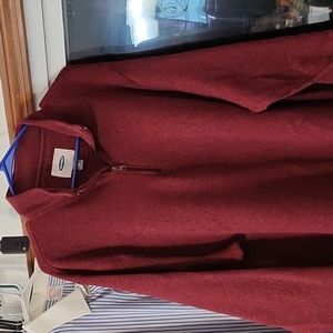 3xlt 1/4 zip pullover red